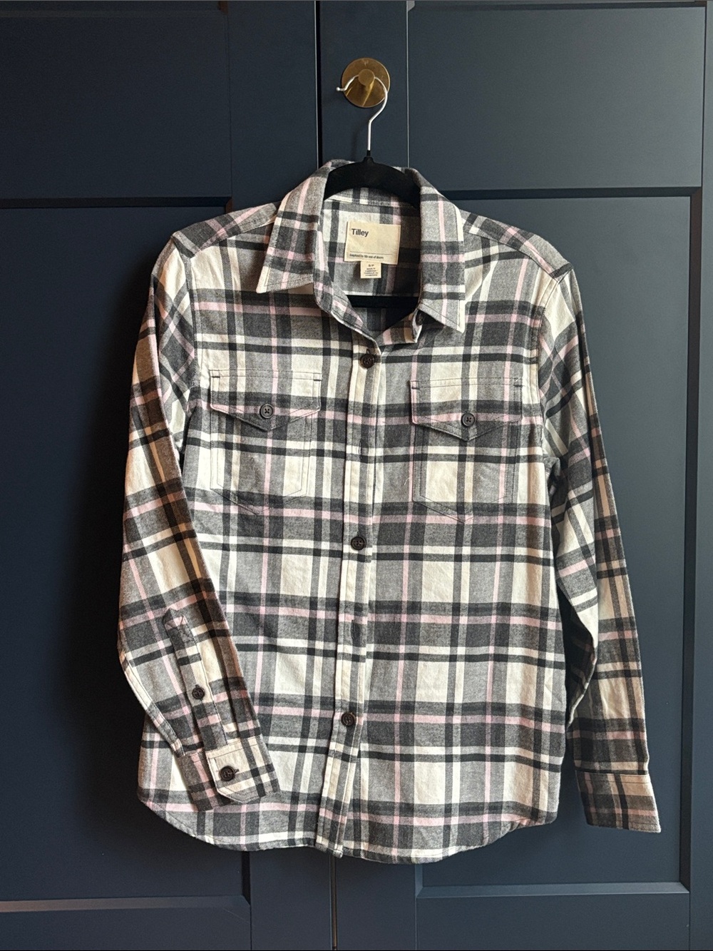 Women's Tilley Long-Sleeve Plaid Button-Up Shirt